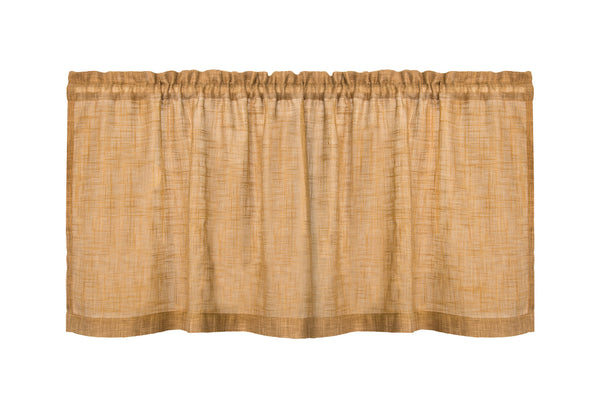 Heritage Lace - Homespun Collection - Curtains and Tabletop textiles in Natural Color - Olde Church Emporium