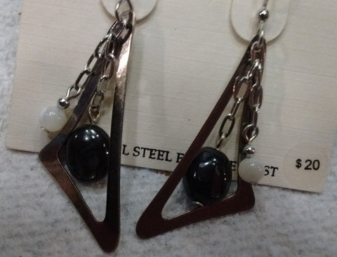 Silver Forest Hand Crafted Earrings Made in USA Item NE-0539 - Olde Church Emporium