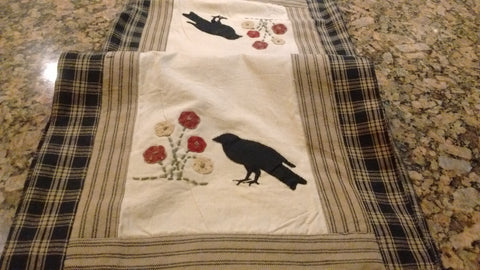 Park Design Two Old Crows Runners 2 Sizes 13 x 36 or 54 Inches
