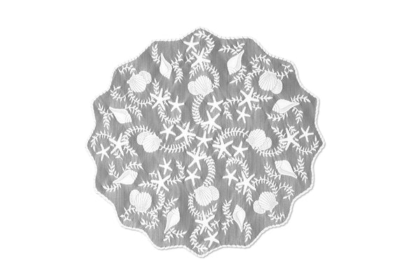 Heritage Lace - Tidepool Collection - Tabletop, textiles in White Color - Olde Church Emporium