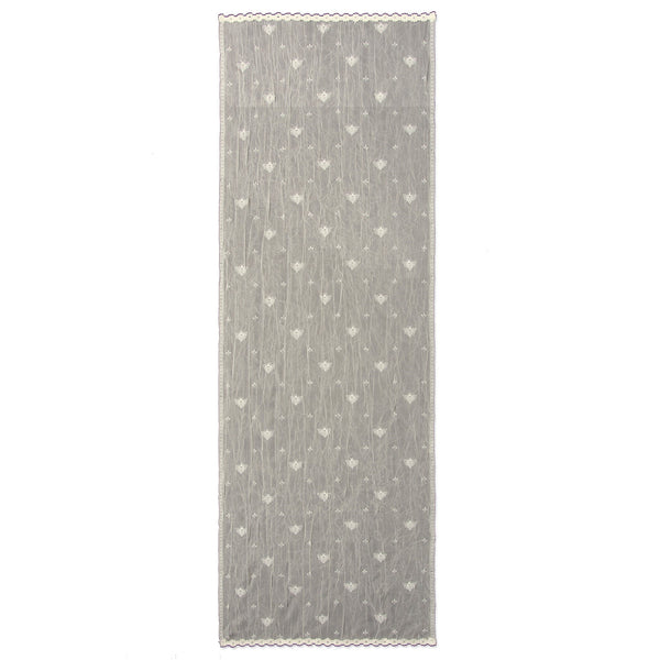 Heritage Lace -Bee Collection Curtains and Runners - With Trim or Without Trim White Ecru