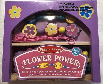 Melissa and Doug Flower Power Bead Set Ages 4+ Item #4260