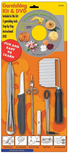 Chef Harvey Garnishing Kit, DVD and Five Tools - Olde Church Emporium
