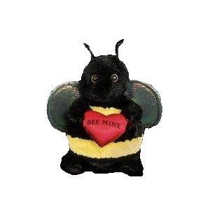 Bearington - Hearts A Buzzin bee Valentines Plush Bee 6 Inches and Retired - Olde Church Emporium