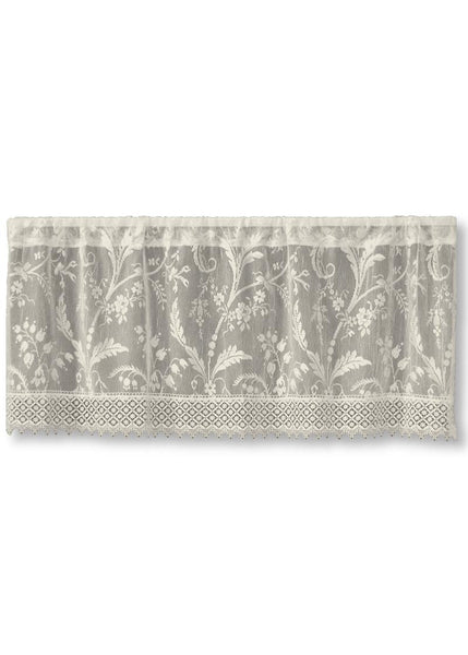 Heritage Lace - Coventry Collection - Valances, Panels, Scarf in Ivory - Olde Church Emporium