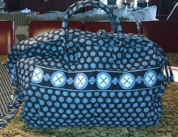 Stephanie Dawn - Harbor Blue Bag Collection 6 Styles Quilted Handbags Made In USA
