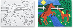 Melissa & Doug Canvas Creations Horses Paint Kit Ages 5+ #4772