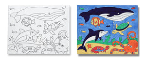 Melissa & Doug Canvas Creations Sea Life Paint Kit Ages 5+ #4783