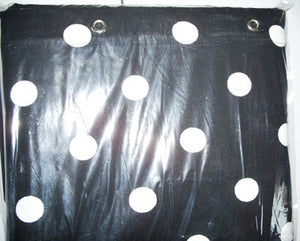 Polka Dot - Shower Curtain  - No Liner Needed - Made in USA [Home Decor]- Olde Church Emporium