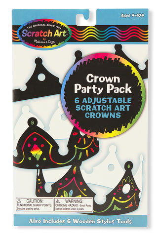 Scratch Art® Classroom Packs - Scratch Art® Party Pack - Crowns [Home Decor]- Olde Church Emporium