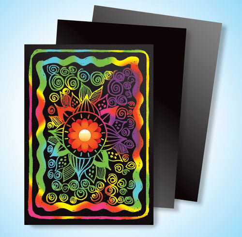 Scratch Art® Classroom Packs - Scratch Art Multicolor Board Artist Trading  Cards
