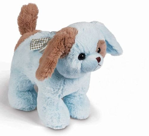 Bearington - Waggles Blue Puppy Musical Bank - 10 Inches - Olde Church Emporium