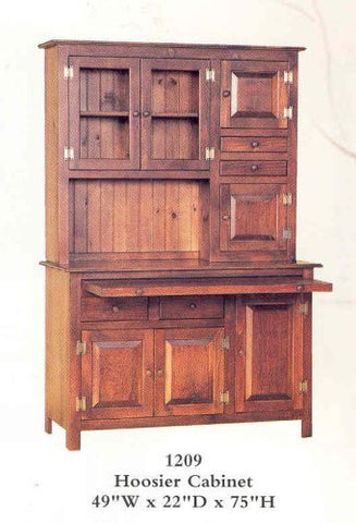 Hoosier Cabinet - Mahogany Stain [Home Decor]- Olde Church Emporium