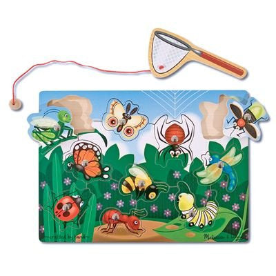 Melissa & Doug Deluxe 10-Piece Magnetic Bug Catching Game [Toy] - Olde Church Emporium