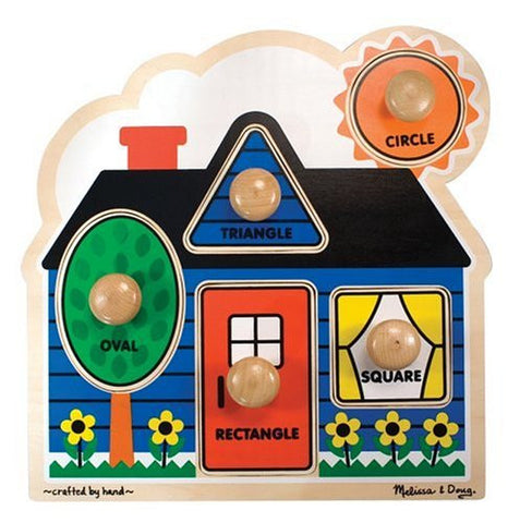 Melissa & Doug First Shapes Jumbo Knob Puzzle - Olde Church Emporium