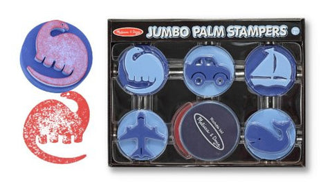 Melissa & Doug Jumbo Palm Stampers - Blue - Olde Church Emporium