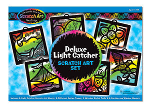 Melissa & Doug Scratch Art Blumen-Lichtfänger – Kratz-Set Mit Rahmen, Holzstift & Saugnapf-Haken, Ab 5 Melissa & Doug Scratch Art Blumen-Lichtfänger – Kratz-Set Mit Rahmen, Holzstift & Saugnapf-Haken, Ab 5