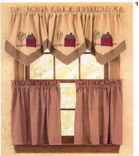 Tiers Homestead Curtains,  72"x74" - Olde Church Emporium