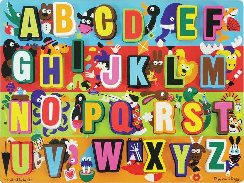 Melissa and Doug Jumbo ABC Chunky Puzzle Alphabet Item#3833 Ages 3+Woo –  Olde Church Emporium
