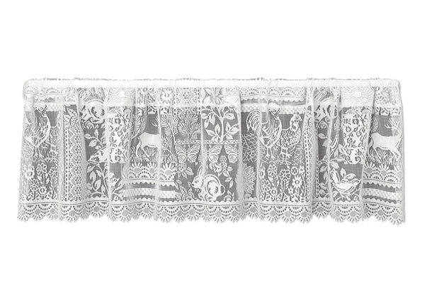 Heritage Lace - Woodland Patch - Curtains in White and Cafe Color [Home Decor]- Olde Church Emporium