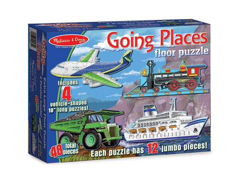 Melissa & Doug Going Places Floor Puzzle - 48 Piece - Olde Church Emporium