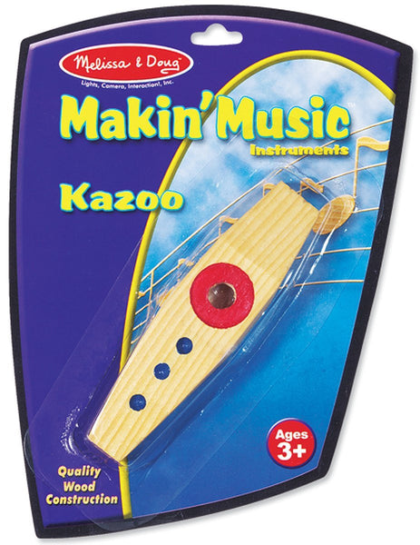 Melissa & Doug - Makin' Music Beginner Wooden Kazoo [Home Decor]- Olde Church Emporium