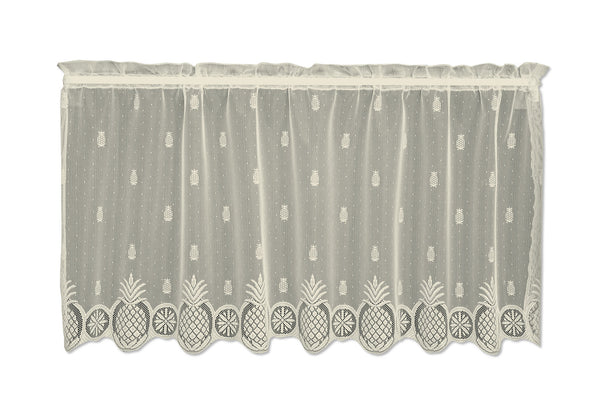 Heritage Lace - Welcome Collection - Curtains, Pillows in White, Ecru, Natural Colors - Olde Church Emporium