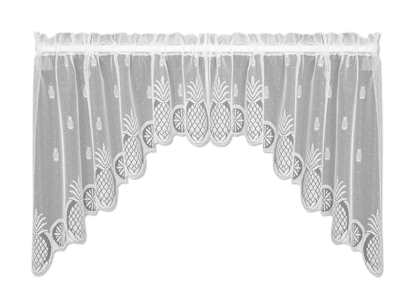 Heritage Lace - Welcome Collection - Curtains, Pillows in White, Ecru, Natural Colors [Home Decor]- Olde Church Emporium