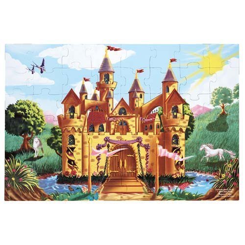 Melissa & Doug Fairy Tale Castle 48 pcs Floor Puzzle Holiday Toy - Olde Church Emporium