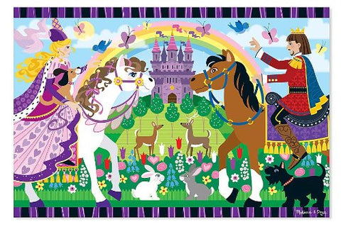 Melissa & Doug Fairy Tale Friendship Jumbo Jigsaw Floor Puzzle (24 pcs, 2 x 3 feet) - Olde Church Emporium