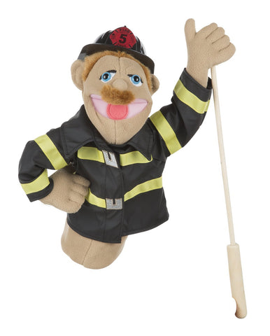 Fireman Puppet 3+ YEARS- Melissa and Doug [Home Decor]- Olde Church Emporium