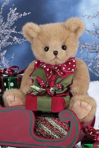Bearington - Christmas Holiday Bear "Gavin Gifts" - 10 Inches - Olde Church Emporium