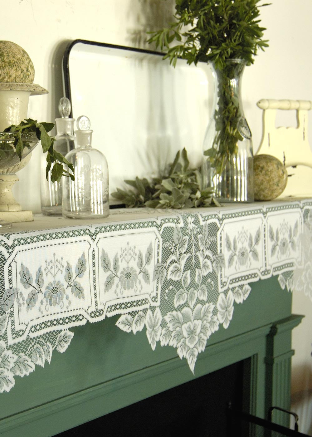 Heritage Lace Heirloom Collection - Curtains, Doilies, Placemats, Runners, Tablecloths, etc. [Home Decor]- Olde Church Emporium