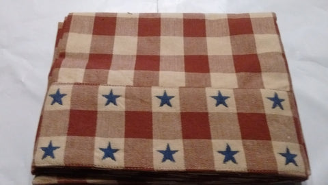 Park Design -Colonial Star Valances available in 2 Colors [Home Decor]- Olde Church Emporium