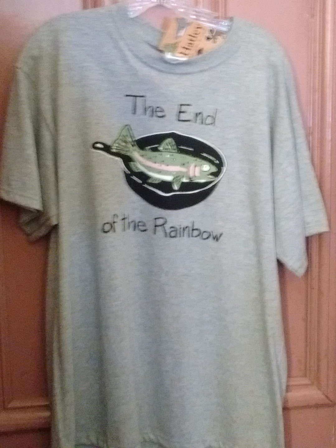 Hatley End of the Rainbow T Shirt 4 Sizes Medium, Large, X Large, XX Large, Gray/Cream Color Unisex - Olde Church Emporium