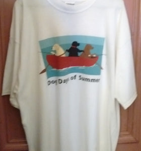 Dog Days of Summer T Shirt XX Large White color Unisex - Olde Church Emporium