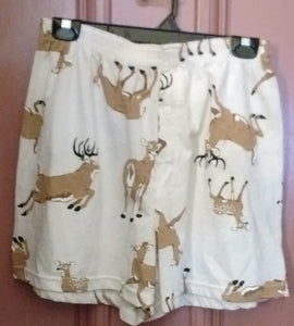Deer Briefs/Shorts Large, Cream Color - Olde Church Emporium