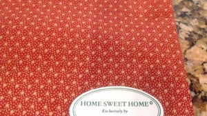 Park Designs- Home Sweet Home Point Valance 29" x 22", Valances, Tiers, Napkins and Shower Curtain 72 x 72 Inches