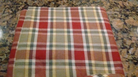 Park Designs - Cajun Unlined Plaid Valance 72 x 14 Inches - Olde Church Emporium