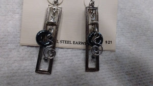 Silver Forest Hand Crafted Earrings Made in USA - Item NE0491 - Olde Church Emporium