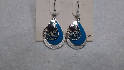 Silver Forest Hand Crafted Earrings Made in USA - Item E8061T - Olde Church Emporium