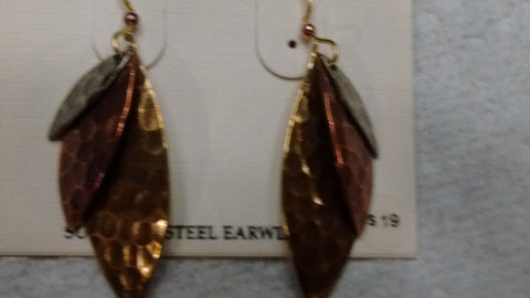 Silver Forest Hand Crafted Earrings Made in USA - Item NE0171 - Olde Church Emporium