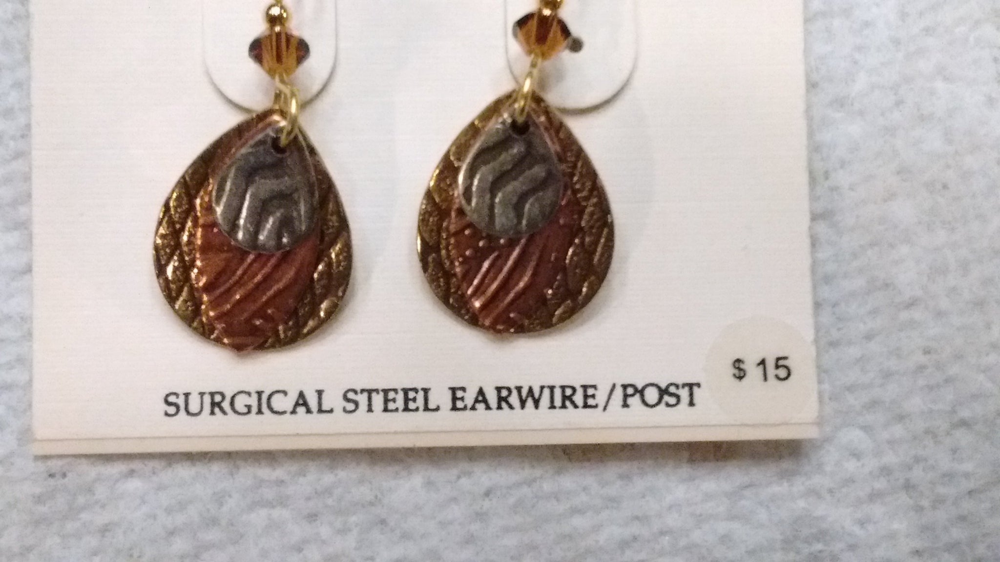 Silver Forest Hand Crafted Earrings Made in USA - Item E5580 - Olde Church Emporium