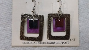 Silver Forest Hand Crafted Earrings Made in USA - Item NE0075A - Olde Church Emporium