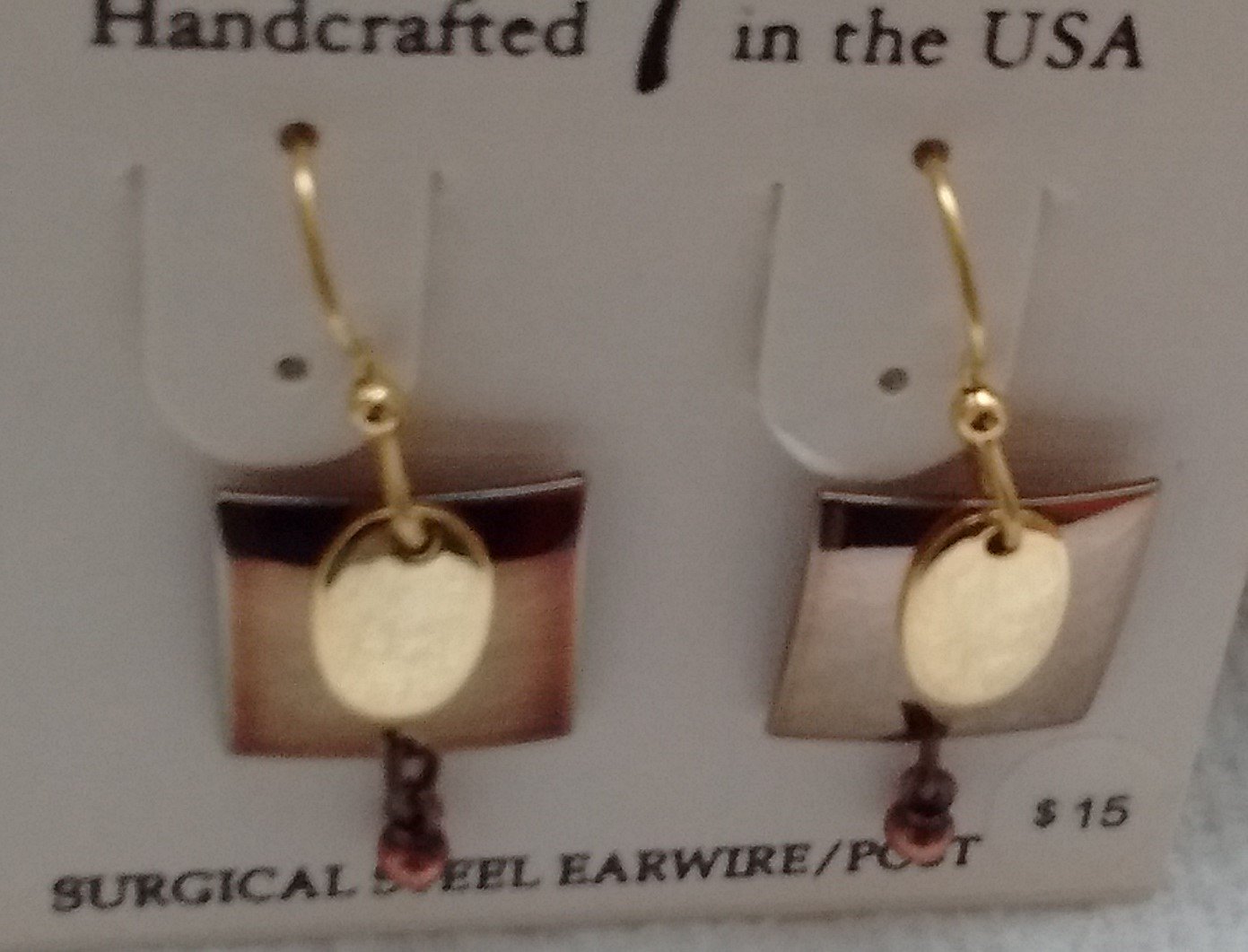 Silver Forest Hand Crafted Earrings Made in USA - Item NE0229 - Olde Church Emporium