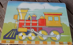 Melissa and Doug Colorful Wooden Puzzles Everyday Items Ages 2 and UP - Olde Church Emporium