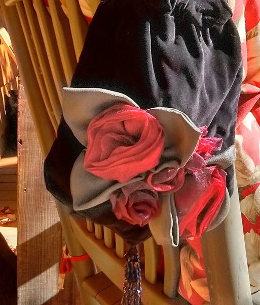 Bearington Vintage Rose Bag Hand Made Rose Petals Fashionable Free Shipping - Olde Church Emporium