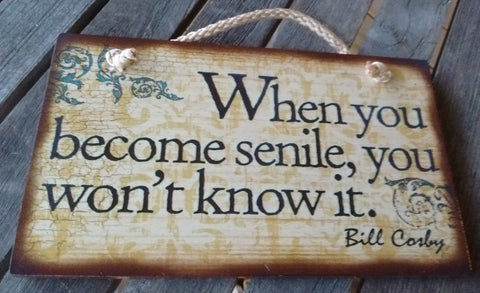 Wooden Sign  Humor, Proverbs Bill Cosby Made in USA