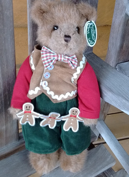 Bearington - Christmas Bear The Gingerbread Man - 14" Inches and Retired