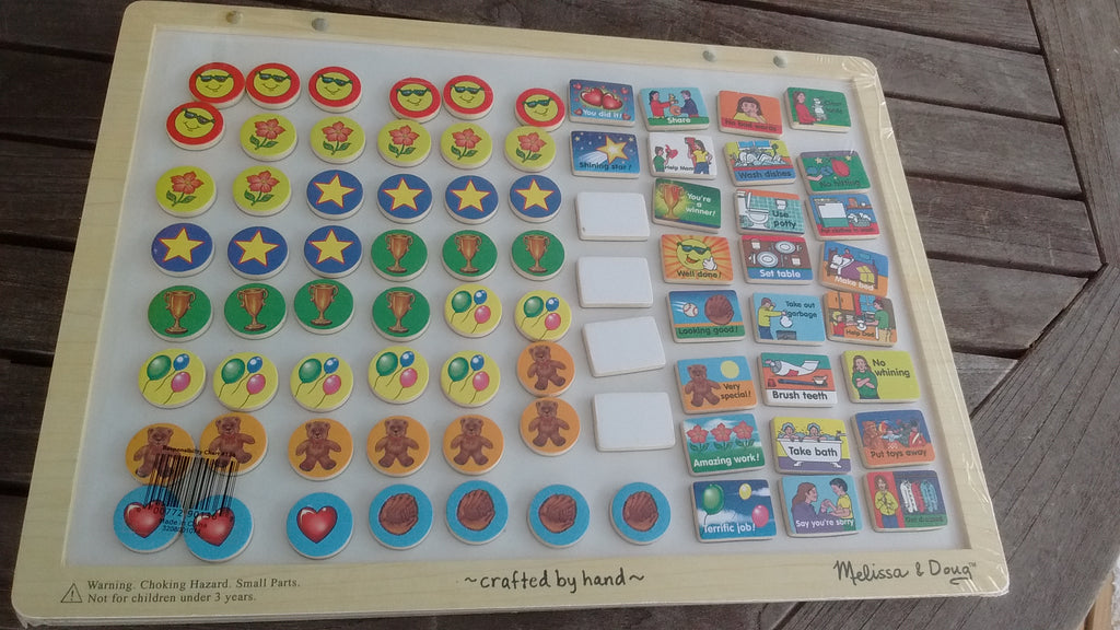 Melissa & Doug Deluxe Wooden Responsibility Chart 000772037891
